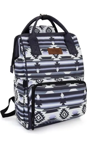 The Aztec Wrangler Backpack - Black