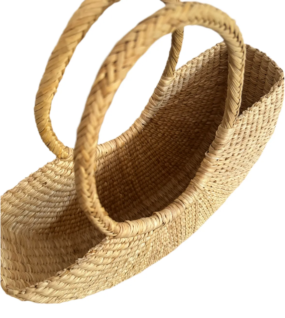 The Beach Bag - Junco Reed Handwoven Bag