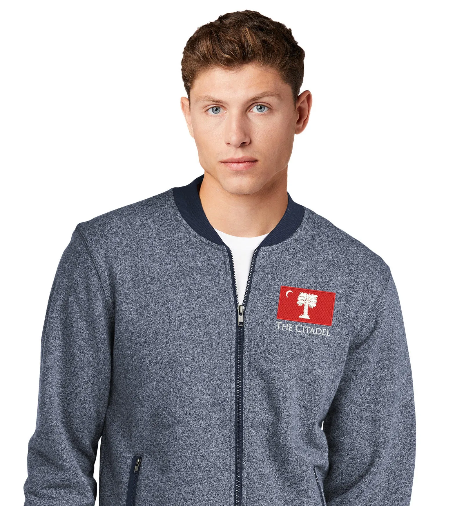 The Citadel, Big Red, New Era® French Terry Baseball Full-Zip