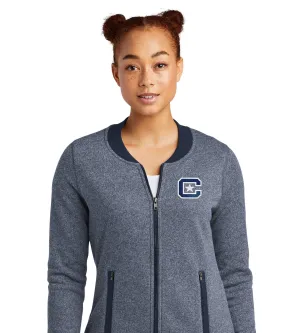 The Citadel C Ladies French Terry Baseball Full-Zip