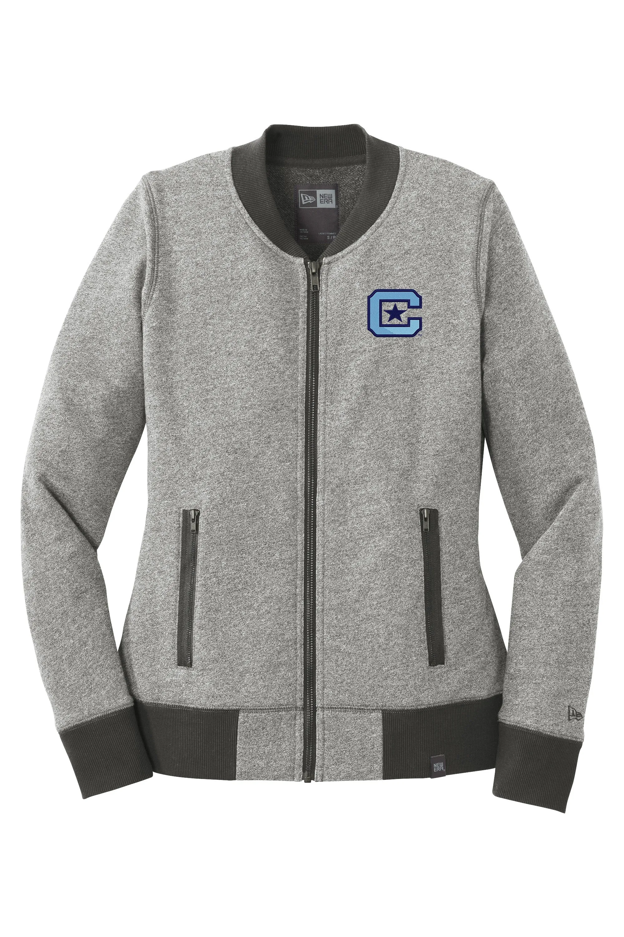 The Citadel C Ladies French Terry Baseball Full-Zip