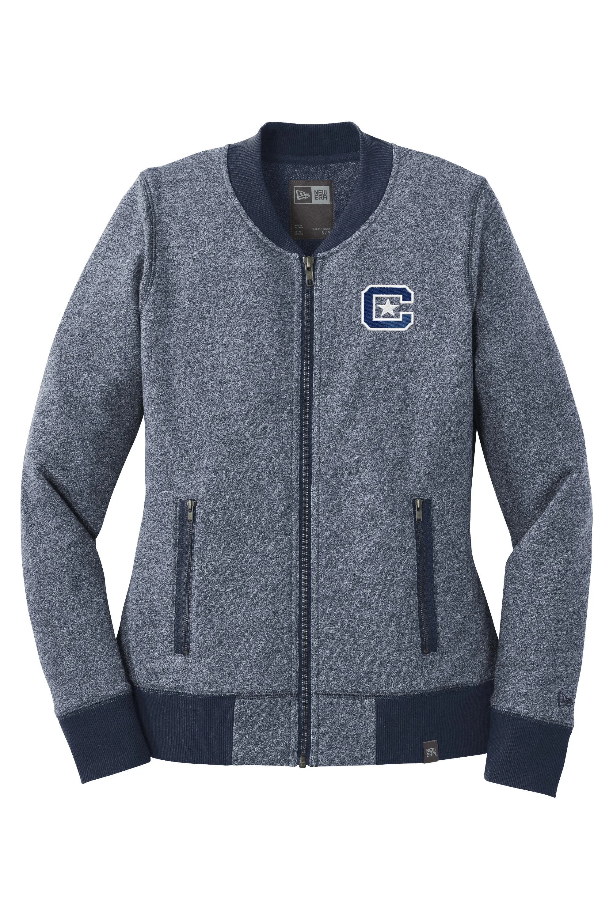 The Citadel C Ladies French Terry Baseball Full-Zip