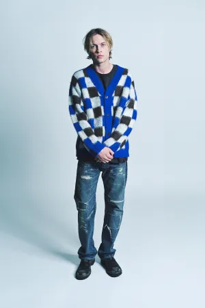 THE ELDER STATESMAN | THISTLE GINGHAM CARDIGAN