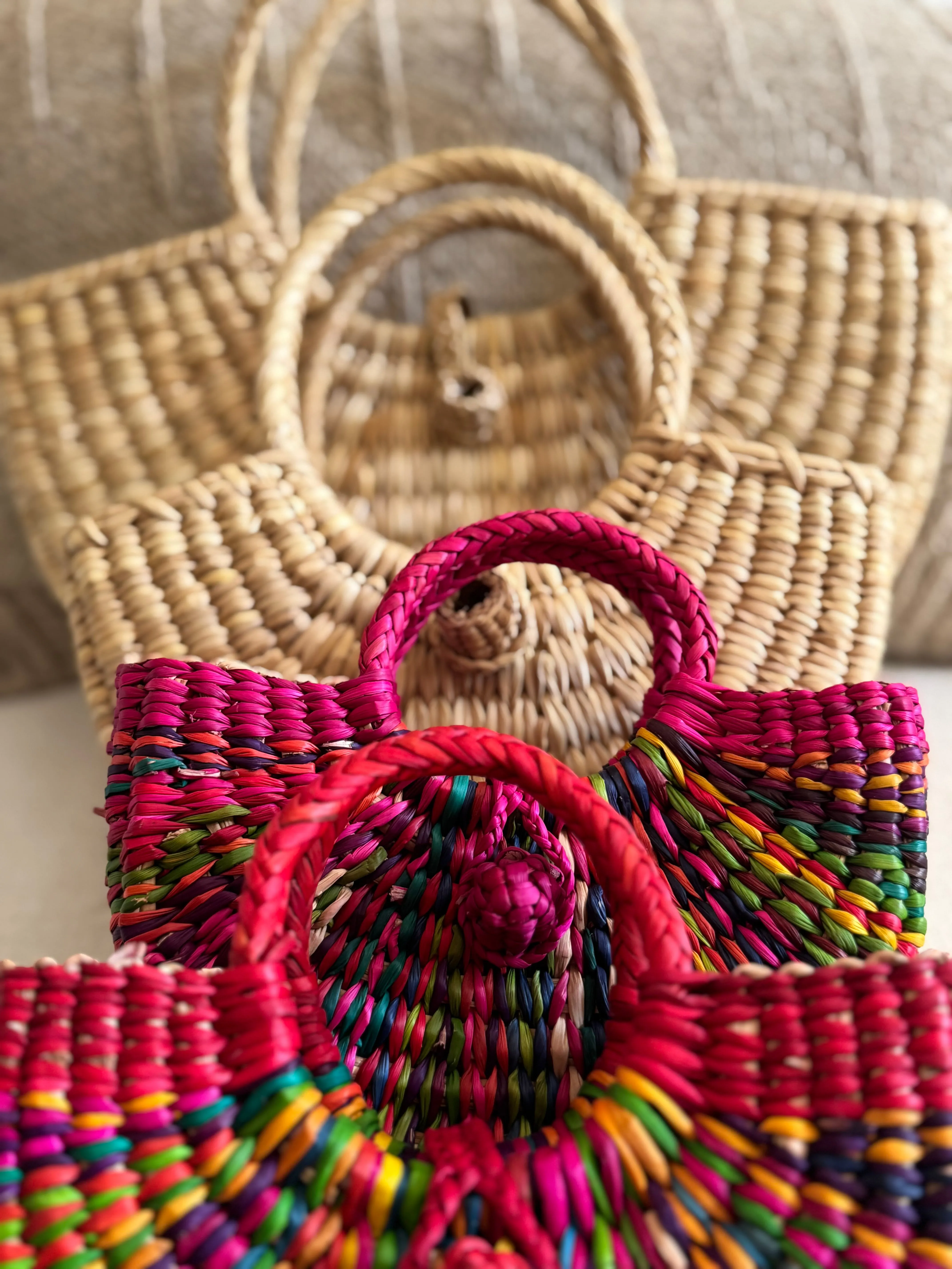 The Night Bag - Junco Reed Handwoven Bag