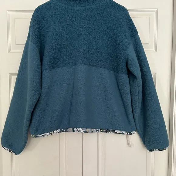{The North Face} Liberty Cragmont Pullover Fleece in Teal - Women's Large