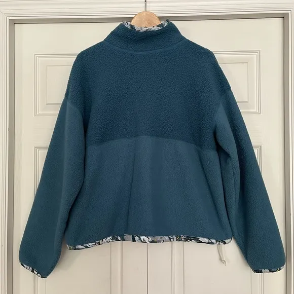 {The North Face} Liberty Cragmont Pullover Fleece in Teal - Women's Large