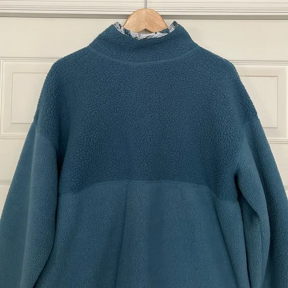 {The North Face} Liberty Cragmont Pullover Fleece in Teal - Women's Large