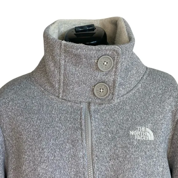 The North Face “Lunabrooke” Gray Zip Up Jacket