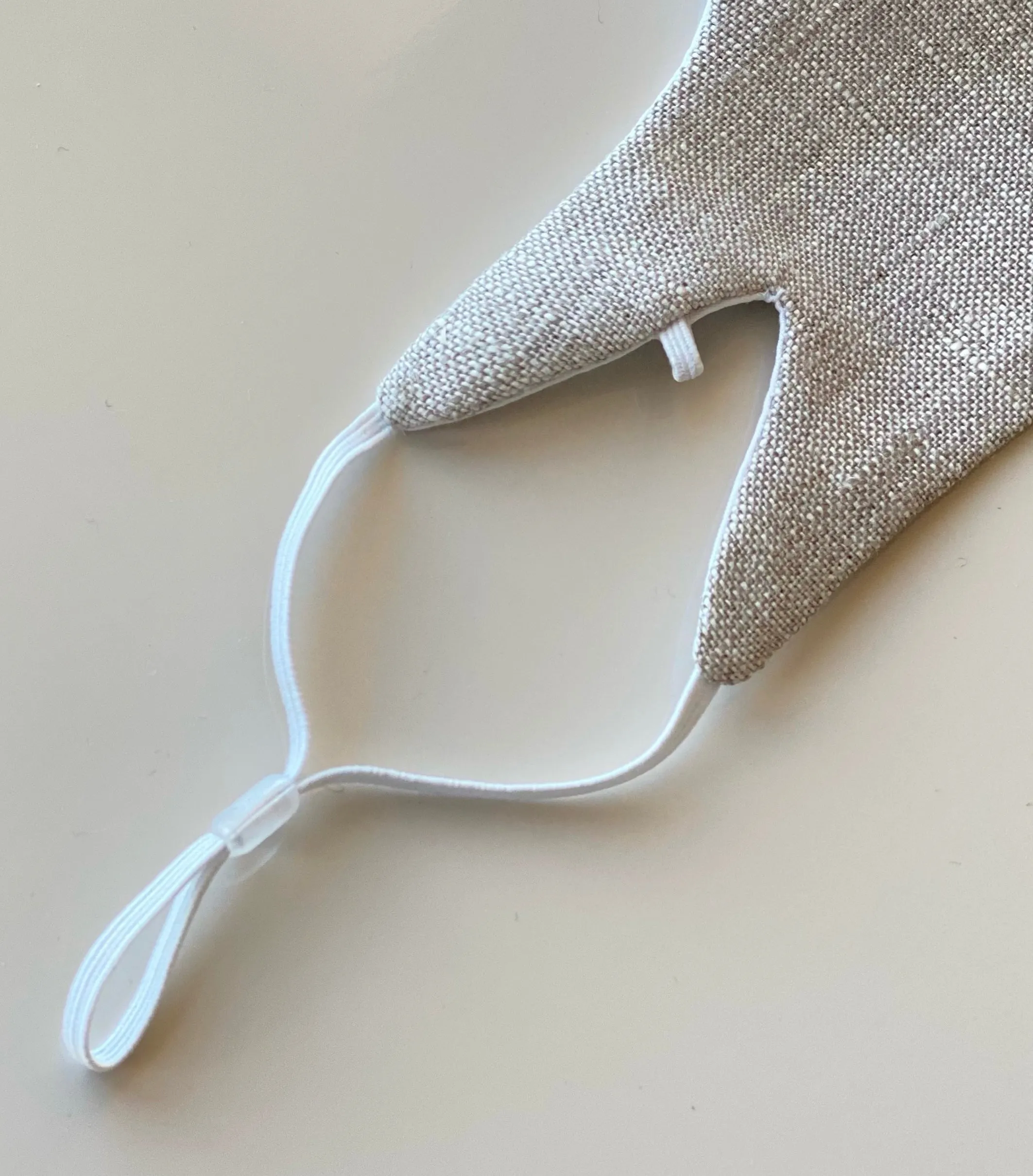 The Tina Mask in Oat (Mask Only, No Chain)