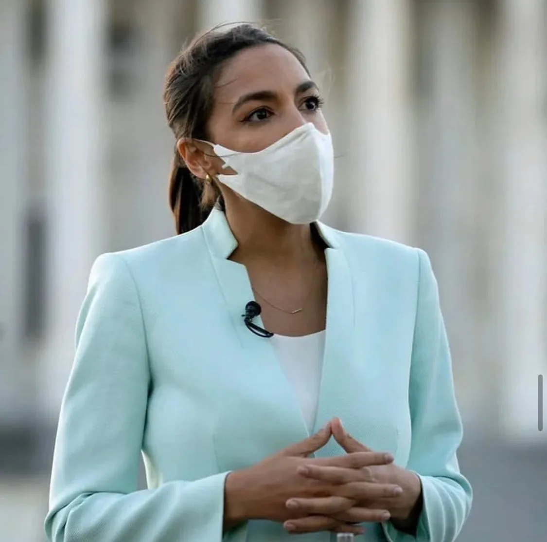 The Tina Mask in White (Mask Only, No Chain)