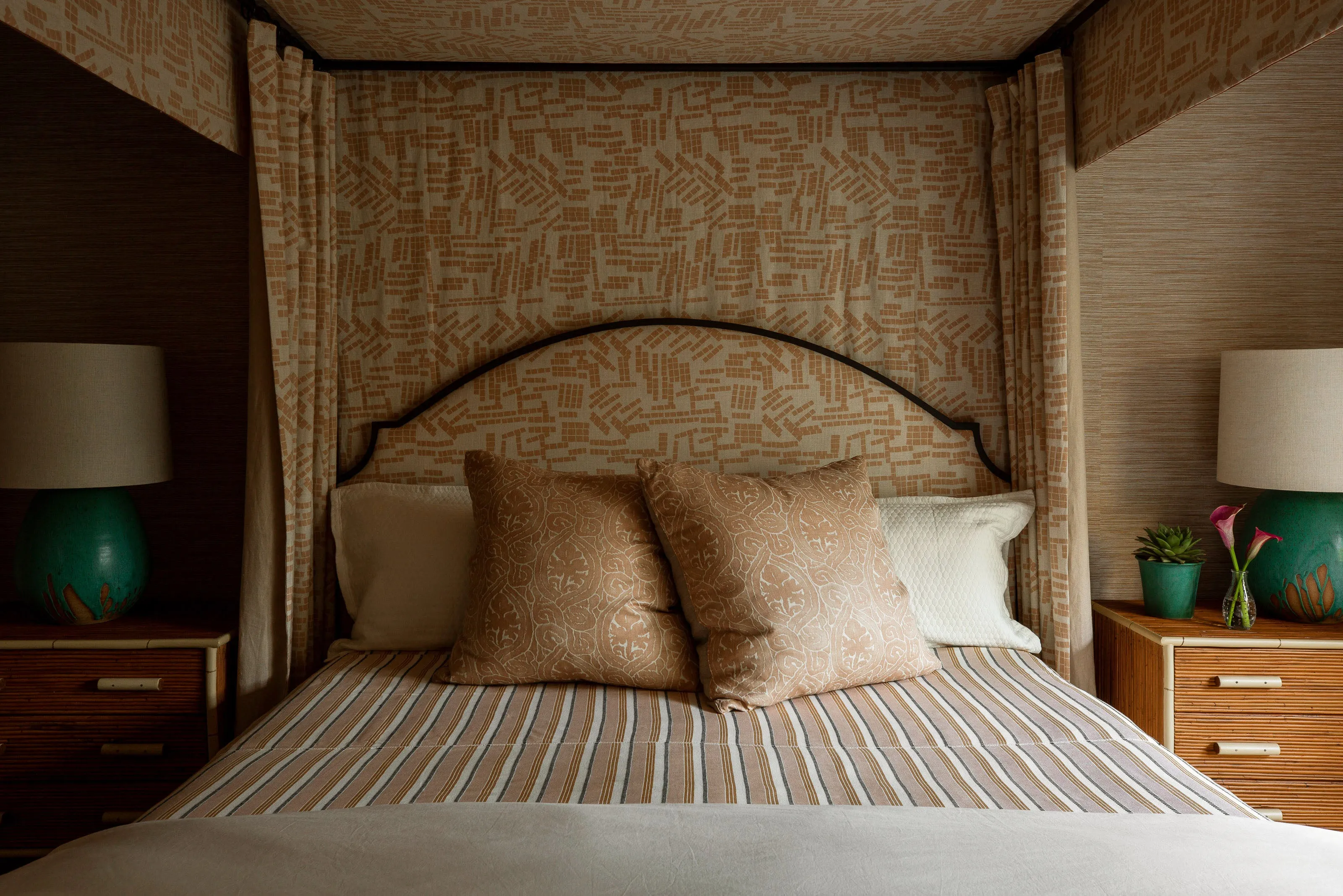 TILES in SHELL - Fabric by the yard