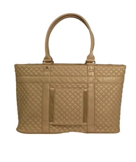 Travel Bag -  VIP Travel Tote - Nude Quilted