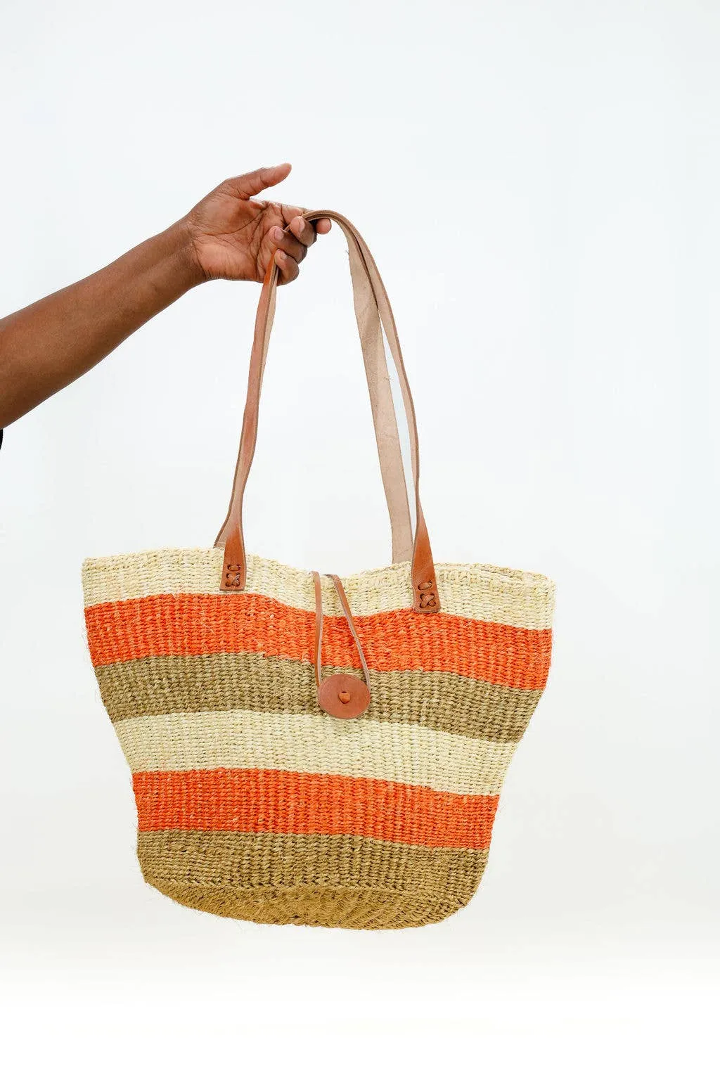 Tropical Wilma Long Handled Tote Bag