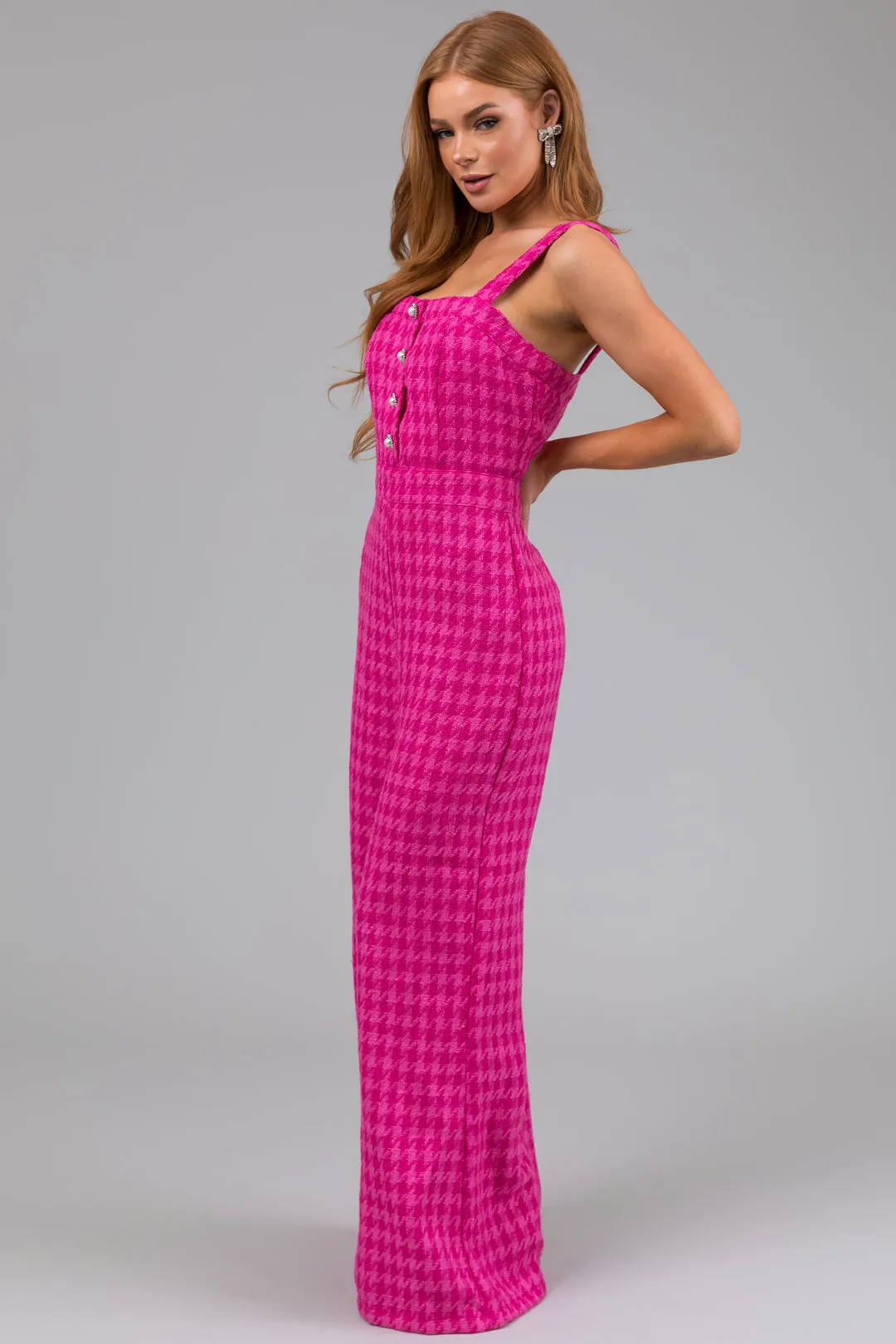 Tweed Jumpsuit