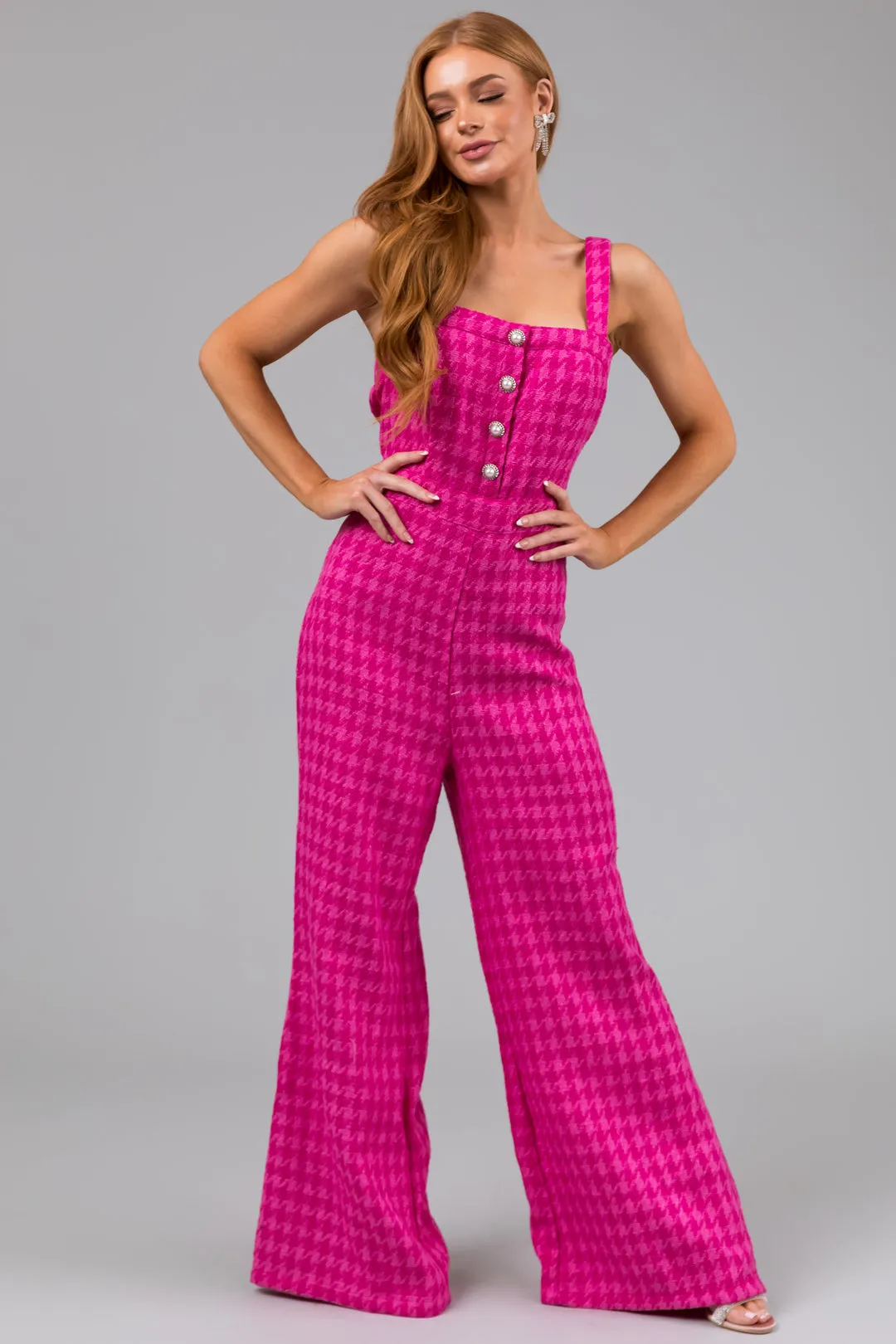 Tweed Jumpsuit
