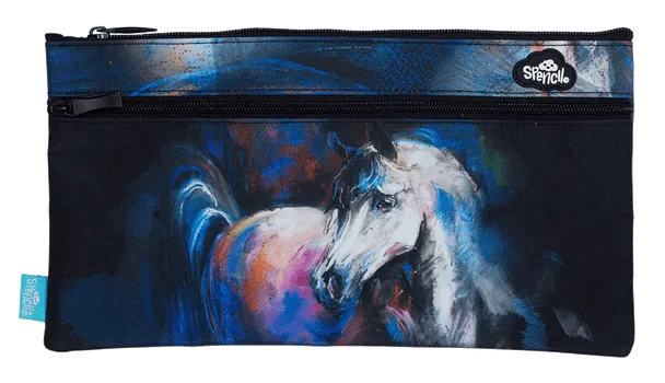 Twin Zip Pencil Case - Mystic