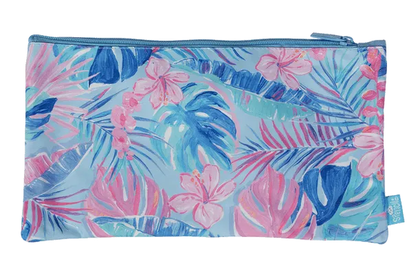 Twin Zip Pencil Case - Tropicana
