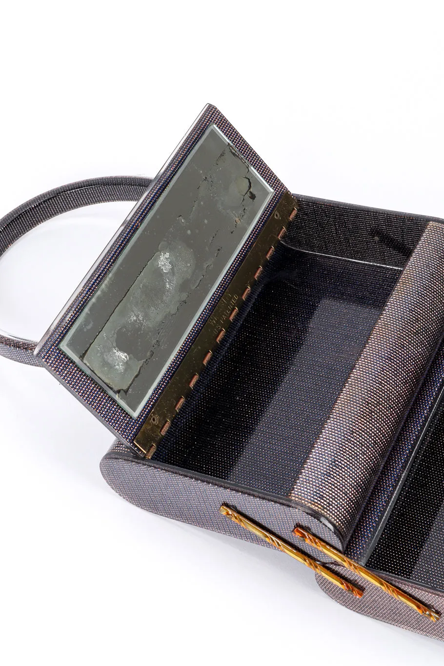 Two-Tier Lucite Box Bag