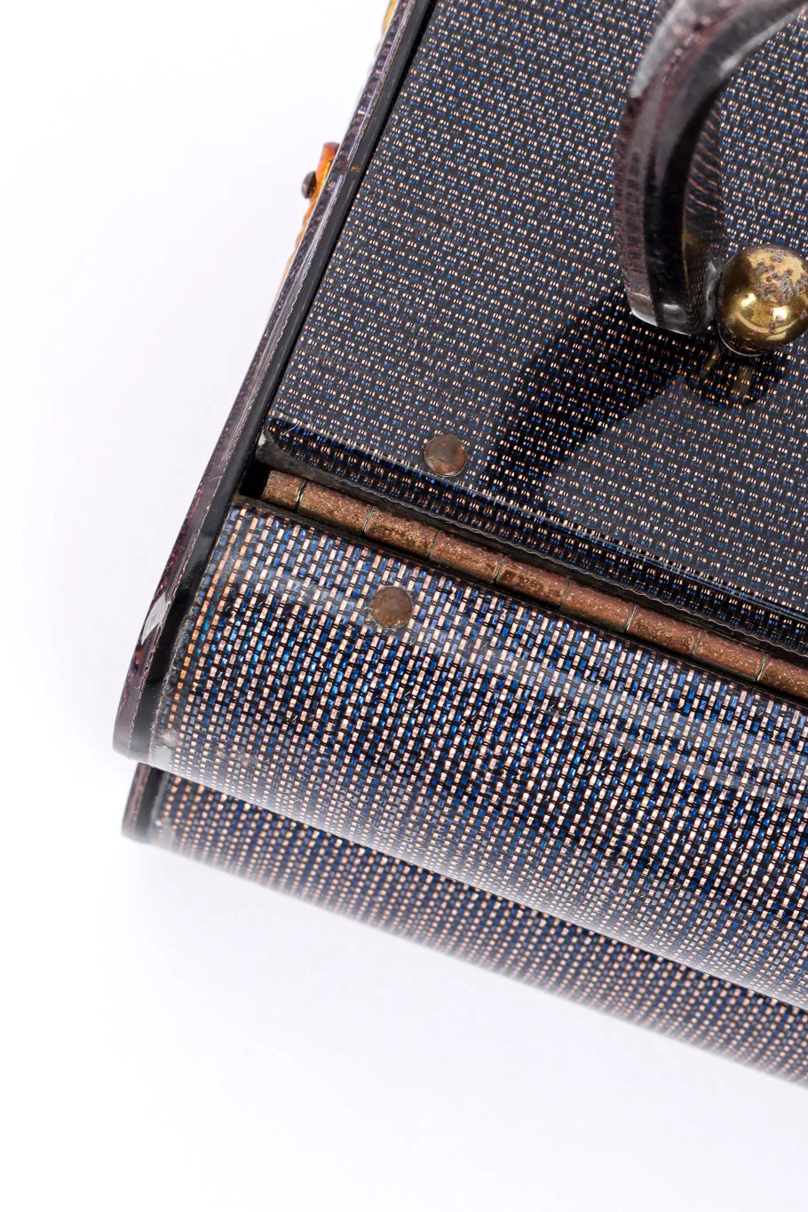 Two-Tier Lucite Box Bag