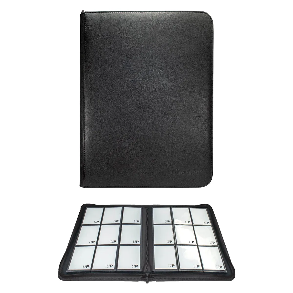 ULTRA PRO Binder - Vivid 9-Pocket Zippered Pro-Binder: Black