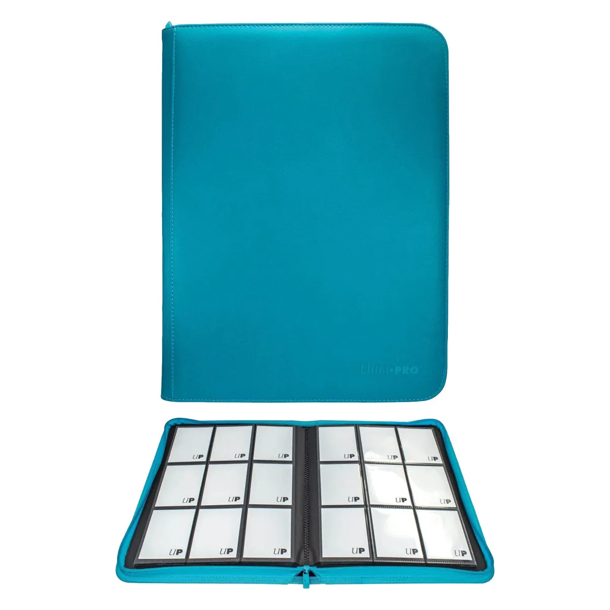 ULTRA PRO Binder - Vivid 9-Pocket Zippered Pro-Binder: Teal