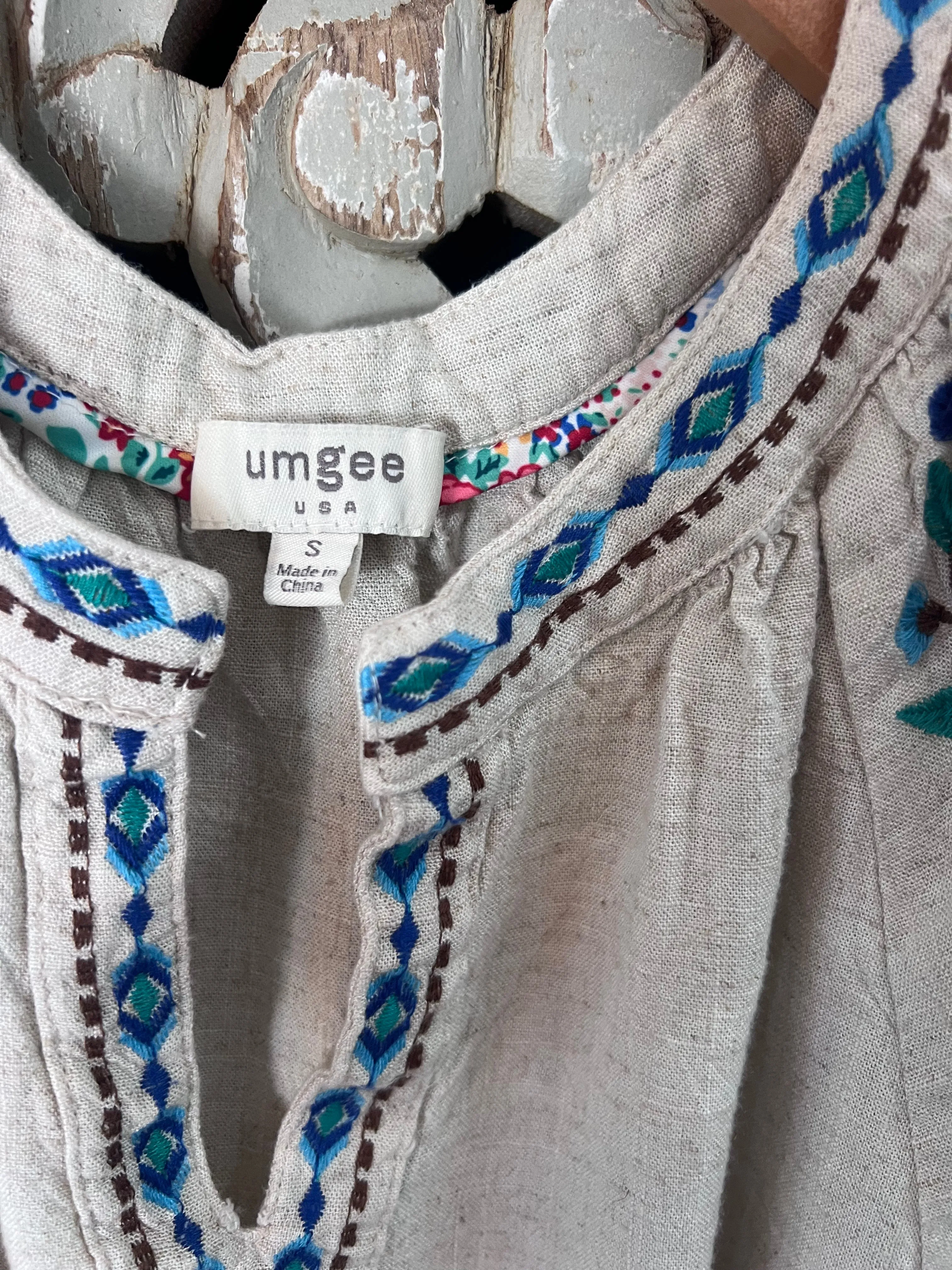 Umgee Embroidered Top S (RESTYLE)