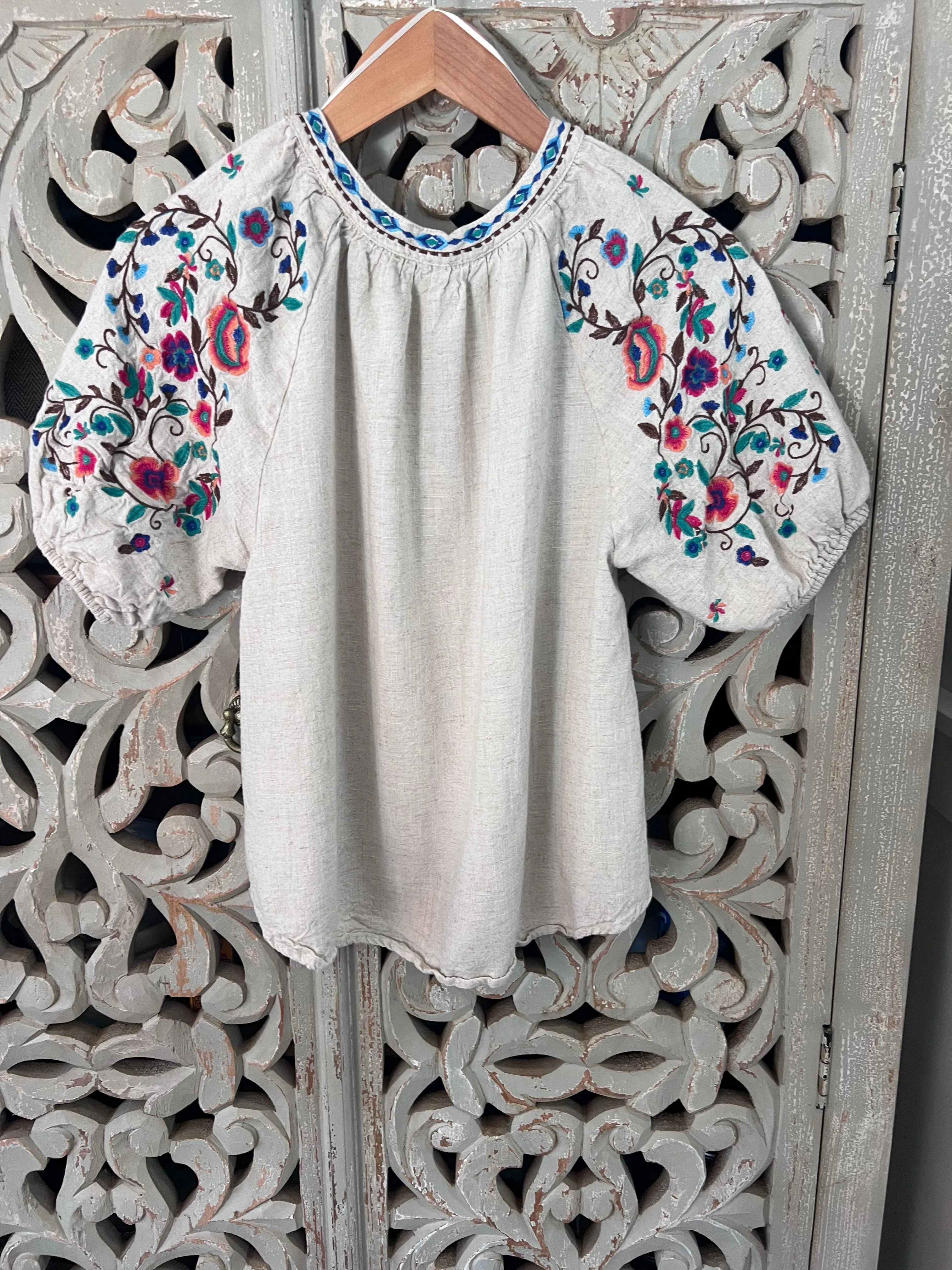 Umgee Embroidered Top S (RESTYLE)