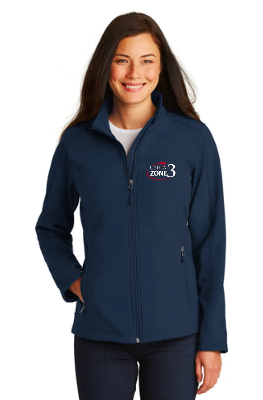 USHJA Zone - Port Authority® Ladies Core Soft Shell Jacket