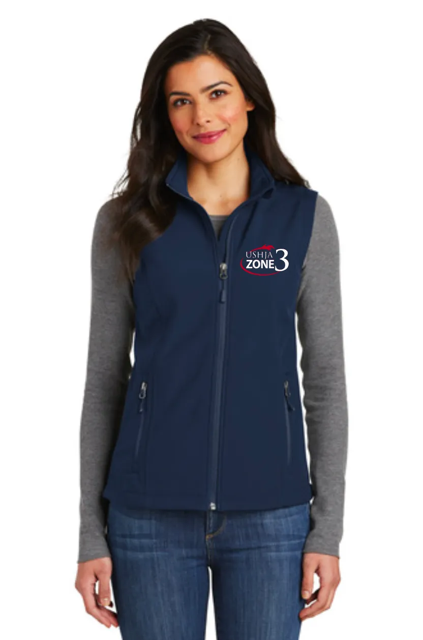 USHJA Zone - Port Authority® Ladies Core Soft Shell Vest