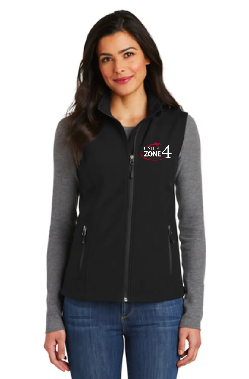 USHJA Zone - Port Authority® Ladies Core Soft Shell Vest