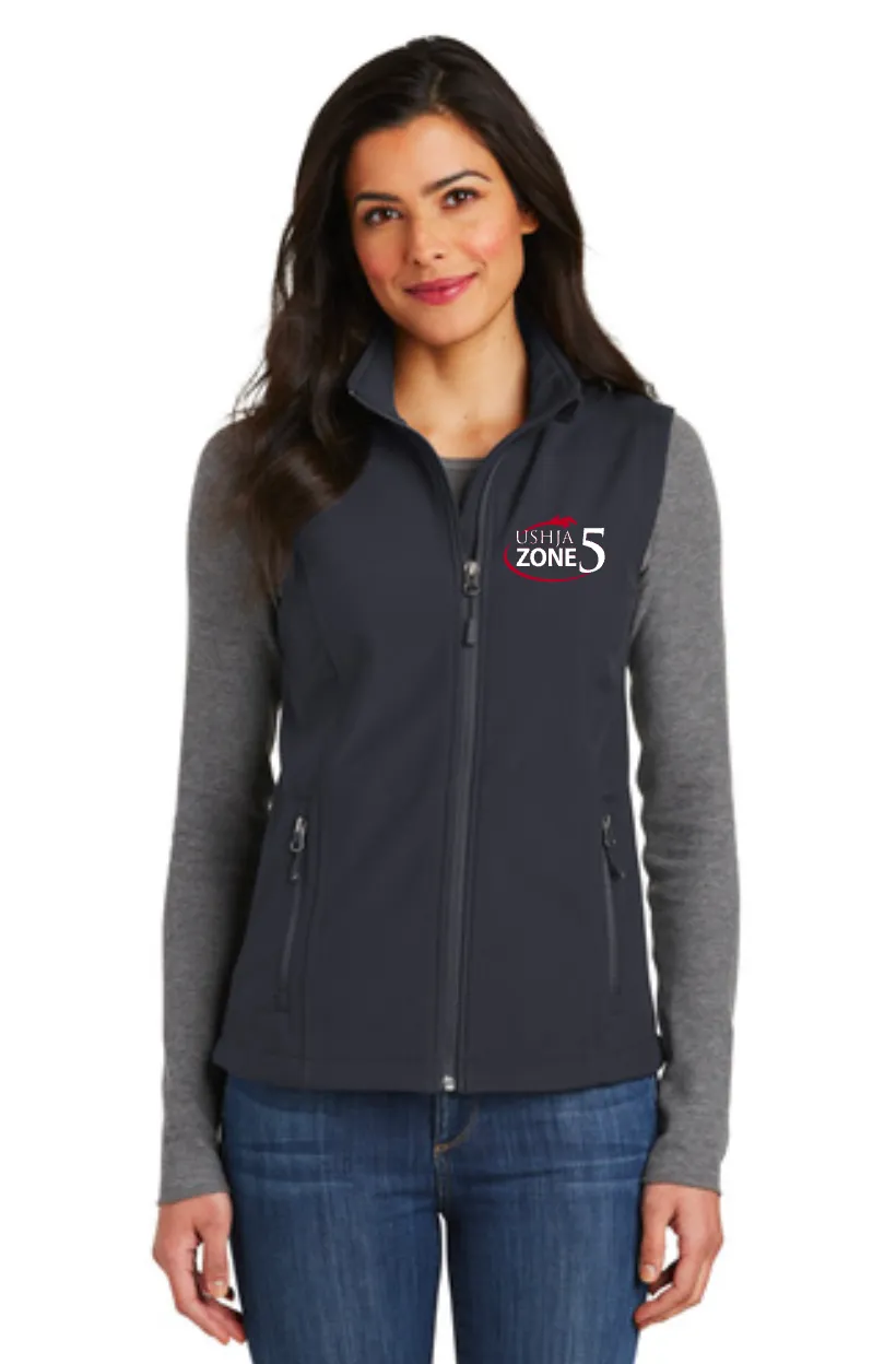 USHJA Zone - Port Authority® Ladies Core Soft Shell Vest