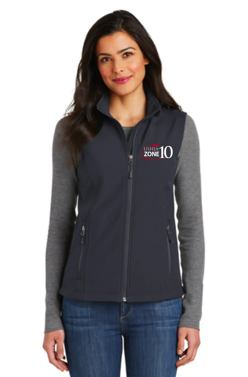 USHJA Zone - Port Authority® Ladies Core Soft Shell Vest