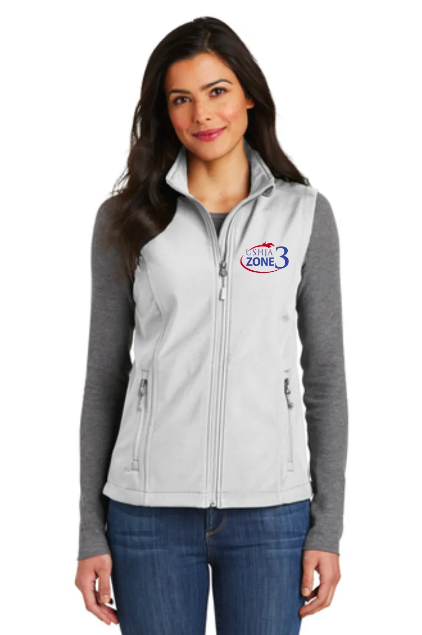 USHJA Zone - Port Authority® Ladies Core Soft Shell Vest