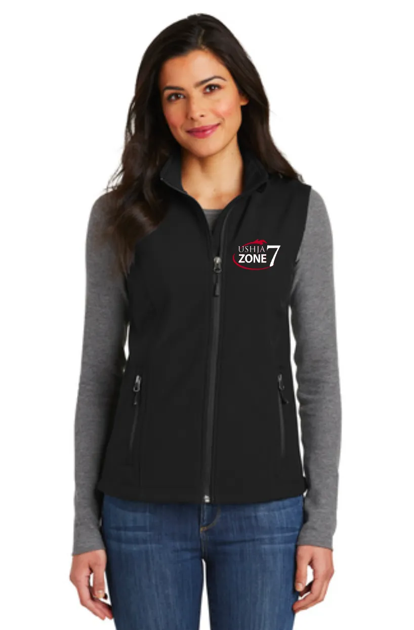 USHJA Zone - Port Authority® Ladies Core Soft Shell Vest