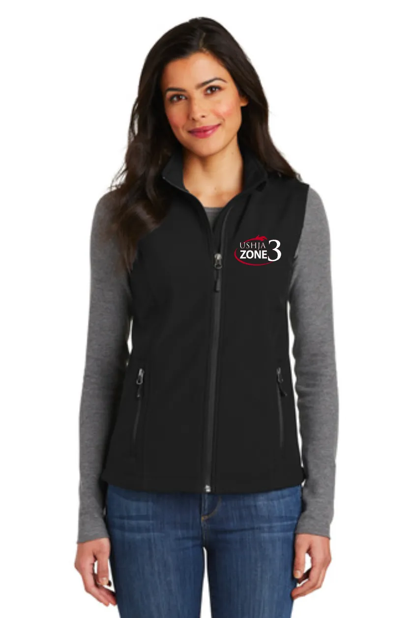USHJA Zone - Port Authority® Ladies Core Soft Shell Vest
