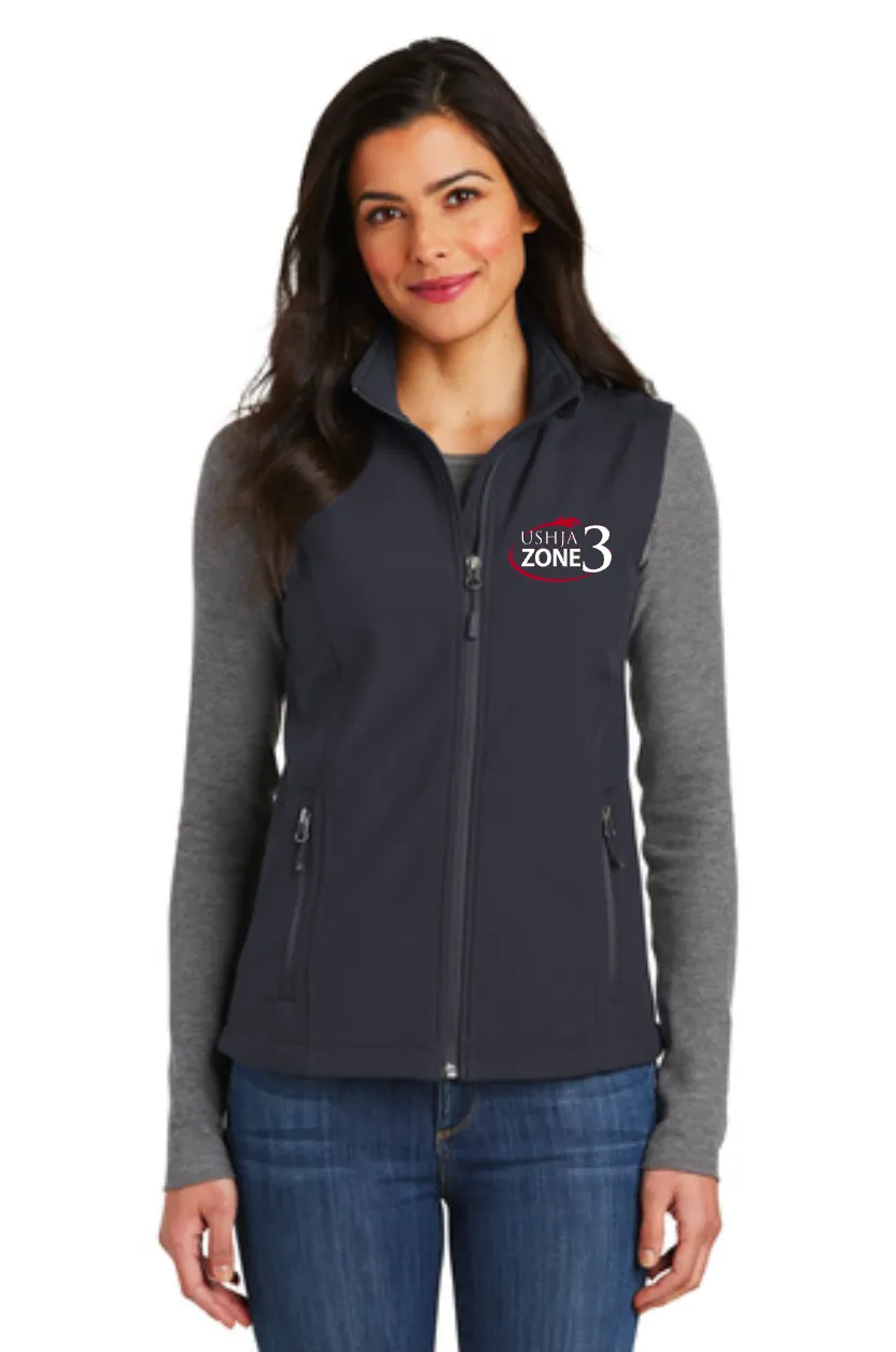 USHJA Zone - Port Authority® Ladies Core Soft Shell Vest