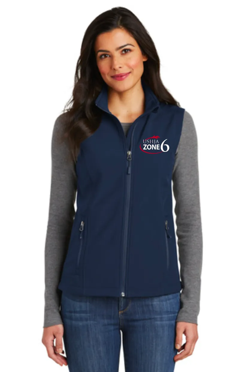 USHJA Zone - Port Authority® Ladies Core Soft Shell Vest