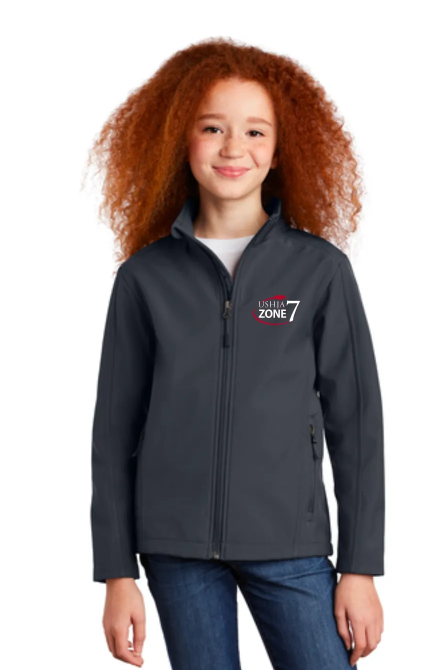 USHJA Zone - Port Authority® Youth Core Soft Shell Jacket