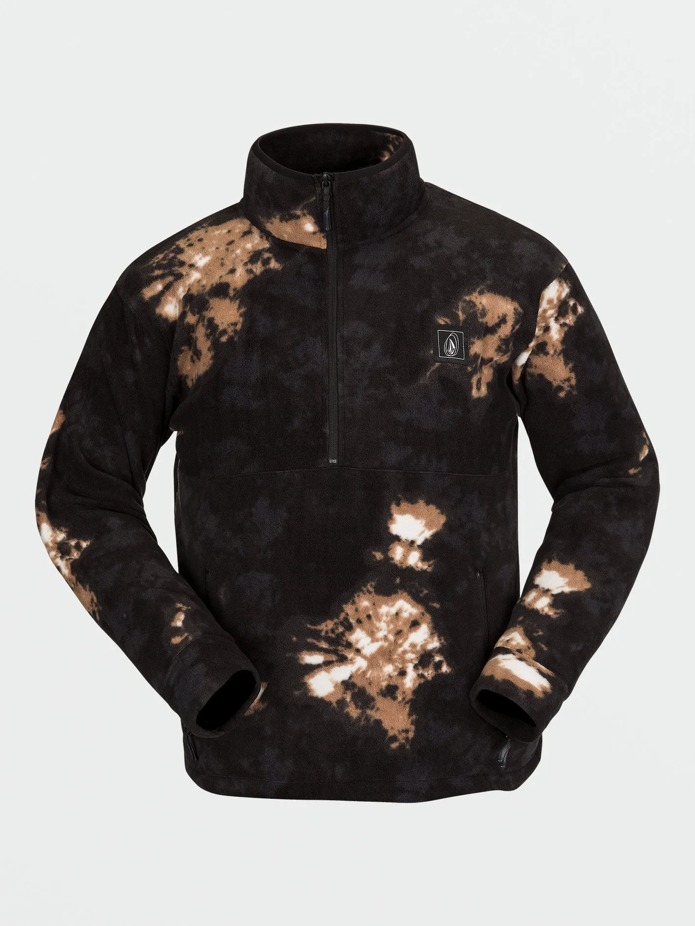 V-Science Fleece 1/2 Zip Sweatshirt - Bleach Black