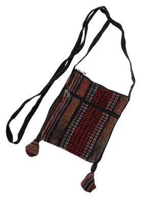 Velour passport bag