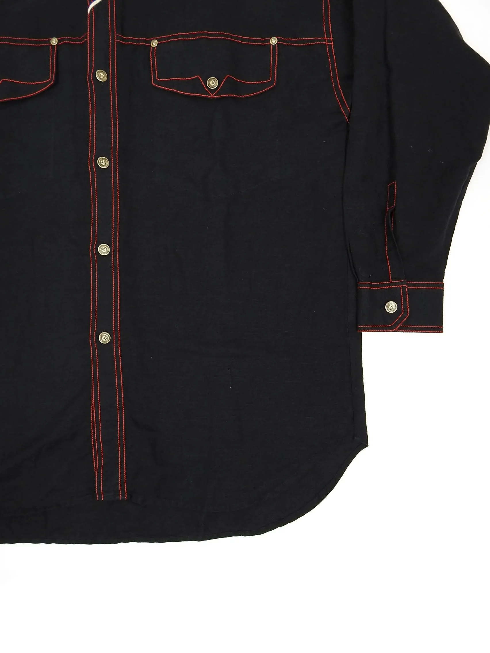 Versace Jeans Signature Vintage Button Up Size Medium