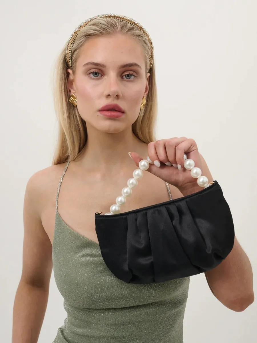 Victoria Satin Pearl Bag