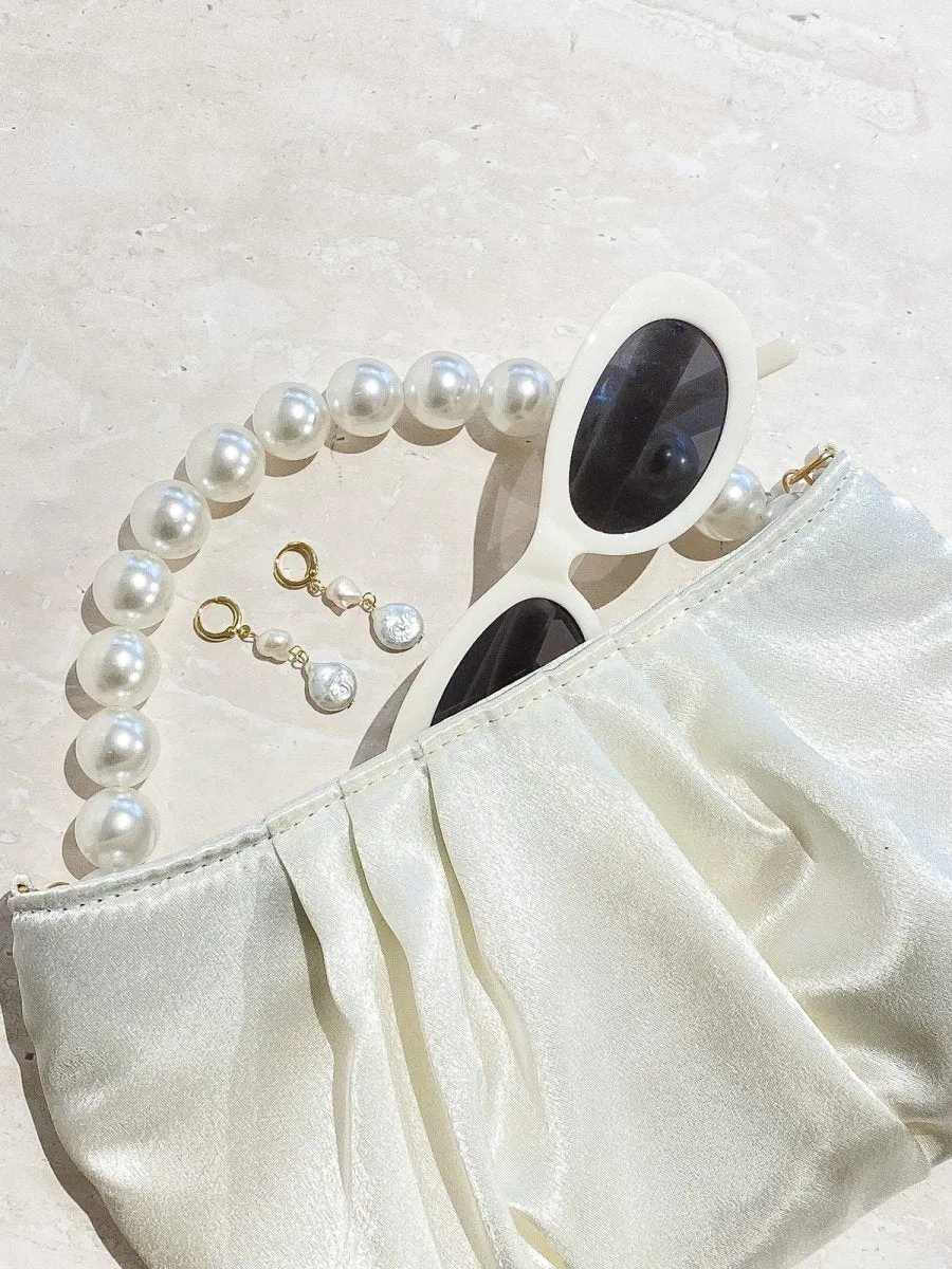 Victoria Satin Pearl Bag