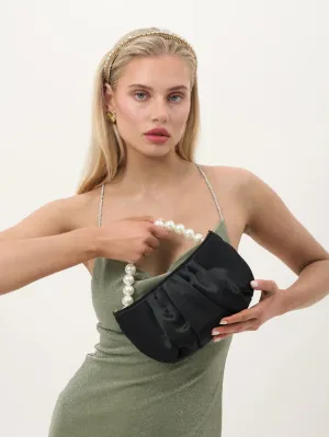 Victoria Satin Pearl Bag