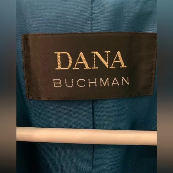 Vintage Dana Buchman Mid Length Silk &amp; Linen Jacket Size 12