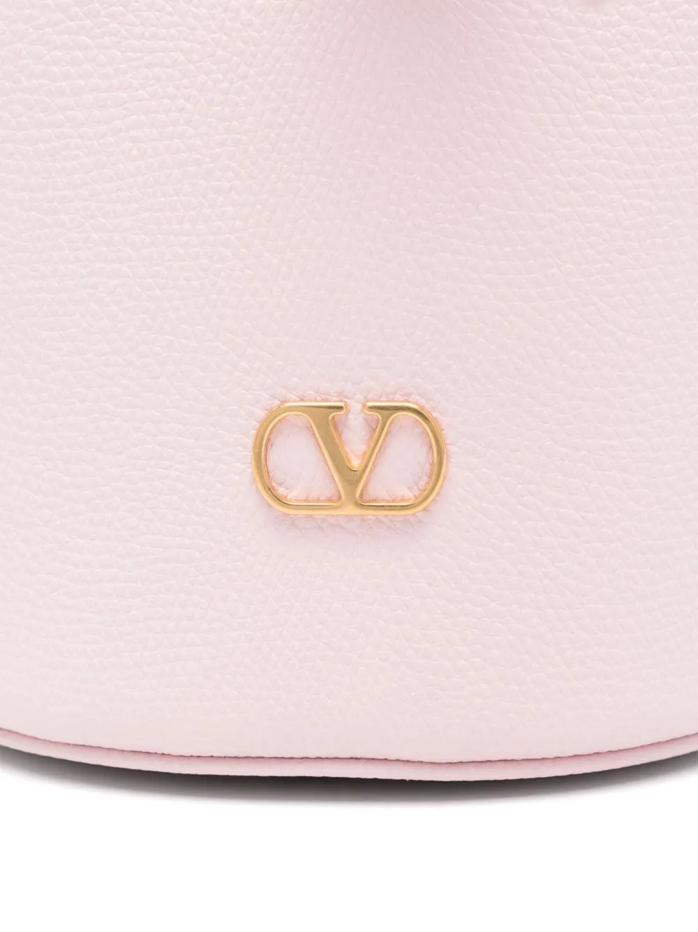 Vlogo signature mini leather bucket bag