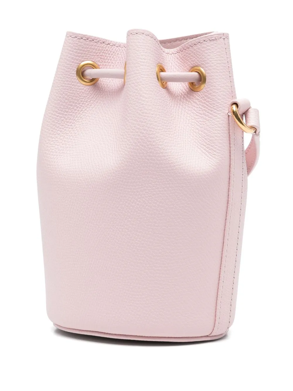 Vlogo signature mini leather bucket bag