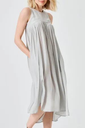 Washable Silk Flowing Tank Dress