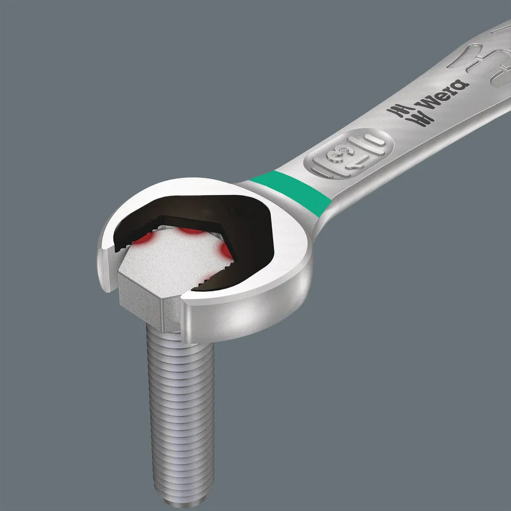 Wera 05020015001 9631 Magnetic rail 6000 Joker 2, Ring ratchet spanner set
