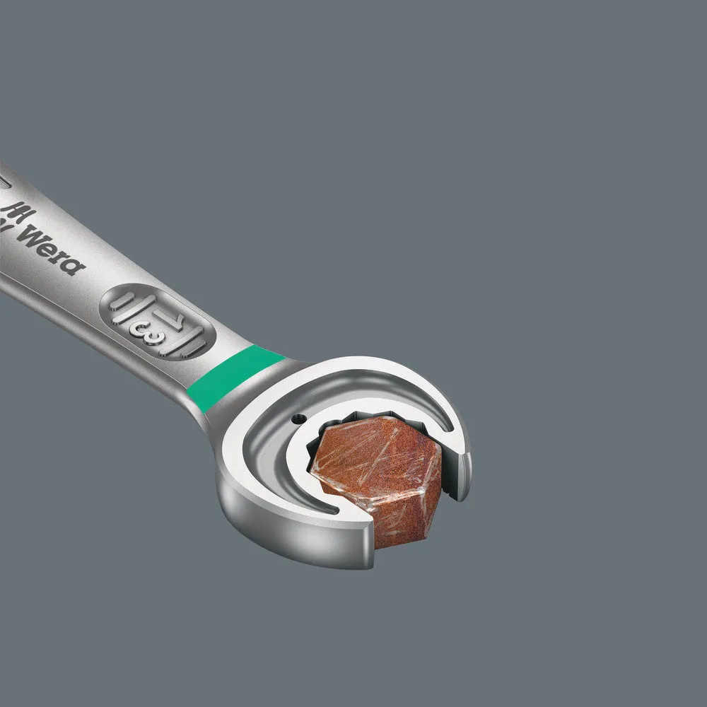 Wera 05020015001 9631 Magnetic rail 6000 Joker 2, Ring ratchet spanner set